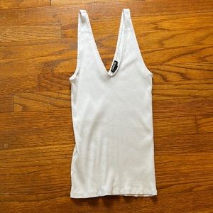 Express size S white tank top. Worn twice
